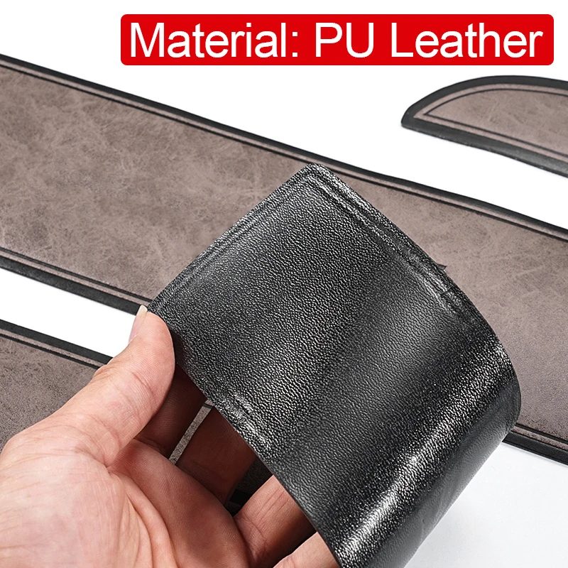 

PU Leather Door Groove Pad Gate Slot Water Cup Non-Slip Mat For Toyota RAV4 XA50 2019 2020 2021 2022 2023 2024 Car Accessories