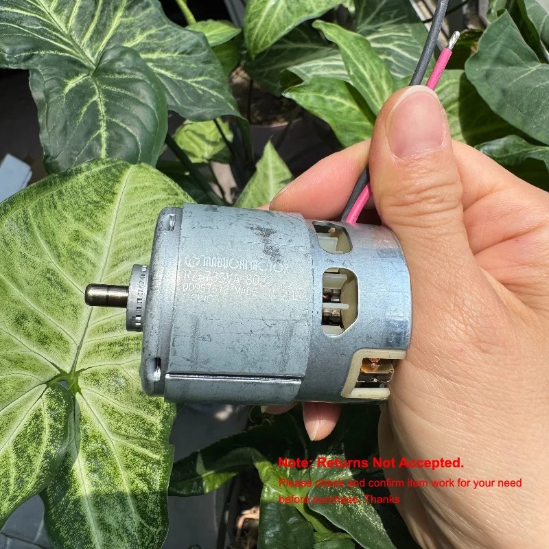 MABUCHI RZ-735VA-8022 Power Motor DC 12V~24V 20000RPM Large Torque with Cooling Holes for Electrical Tools