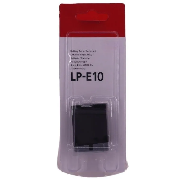 860mAh LP-E10 Battery for Canon EOS 4000D 3000D 2000D 1500D Rebel T7 T100 T6 T5 Kiss X90 X80 DSLR Camera