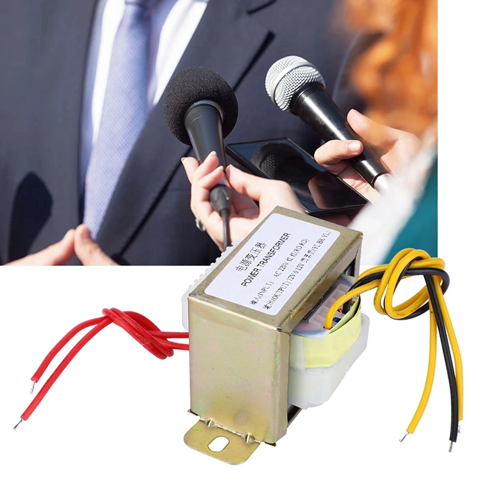 12V 30W Electric Power Supply Transformer Portable Practical Power Transformer For Preamplifier