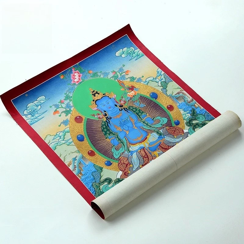 Mineral paint hand-painted, living room entrance decorative painting