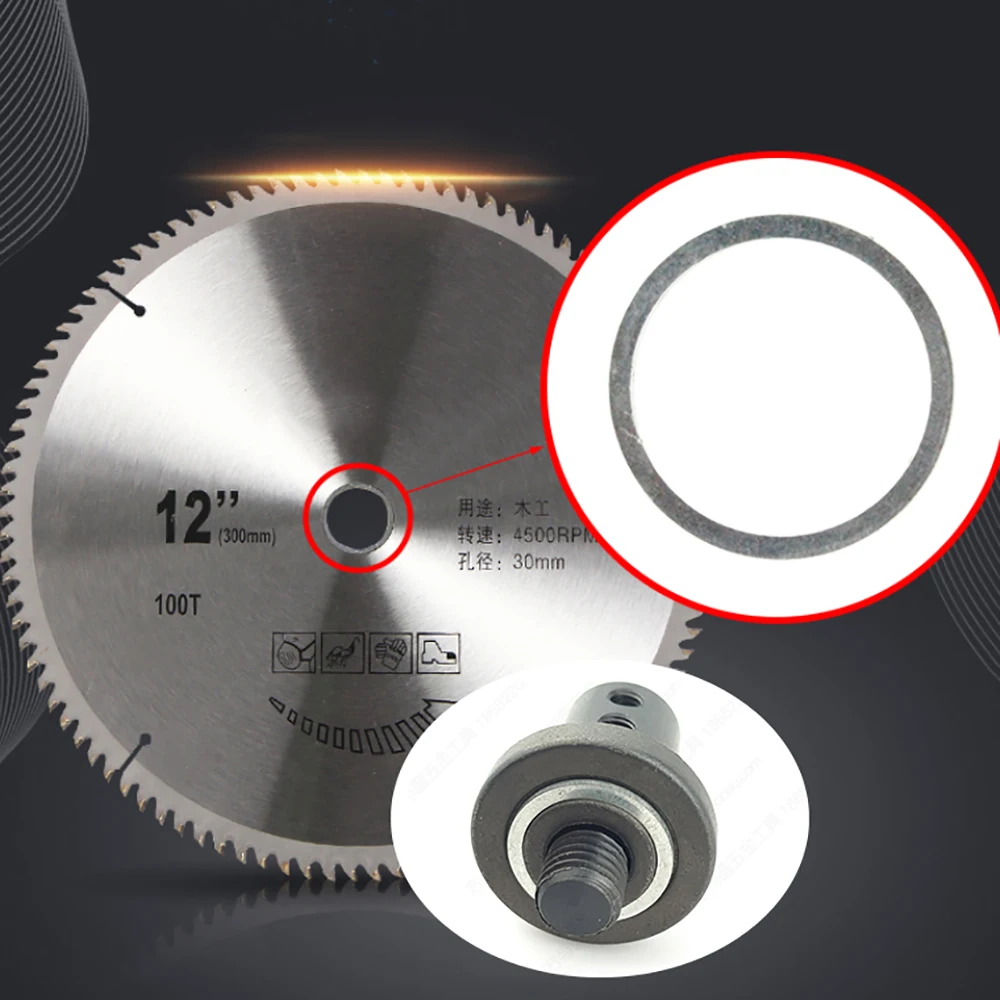 Circular Saw Blade Reducting Rings Conversion Ring Adapter Washer Cutting Disc Inner Hole Adapter Rings Cutting Washer 20mm-50mm