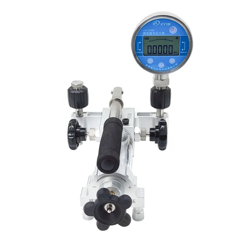 60Mpa Laboratory Pressure Calibration and Verification Table  Portable Hydraulic Pressure Pump