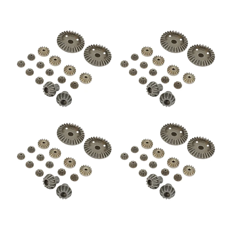 Aggiorna Metal Gear 30T 16T 10T Ingranaggi di guida differenziali per Wltoys 144001 12428 12429 12423 12429,64 pezzi