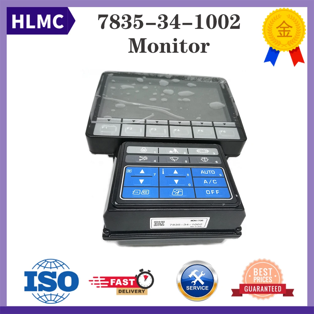 Excavator Spare Parts PC200-8MO PC300-8MO Controller LCD Monitor Display Panel 7835-34-1002 7835-34-1003 7835-34-1004