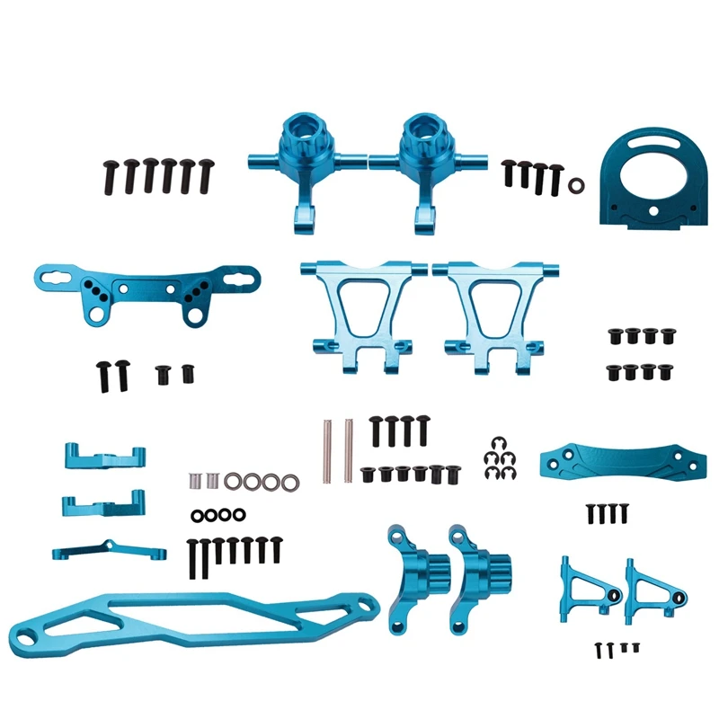 

Metal Modification Accessory Kit Suspension Arms Steering Knuckle For Tamiya TT02 TT-02 1/10 RC Car Upgrade Parts