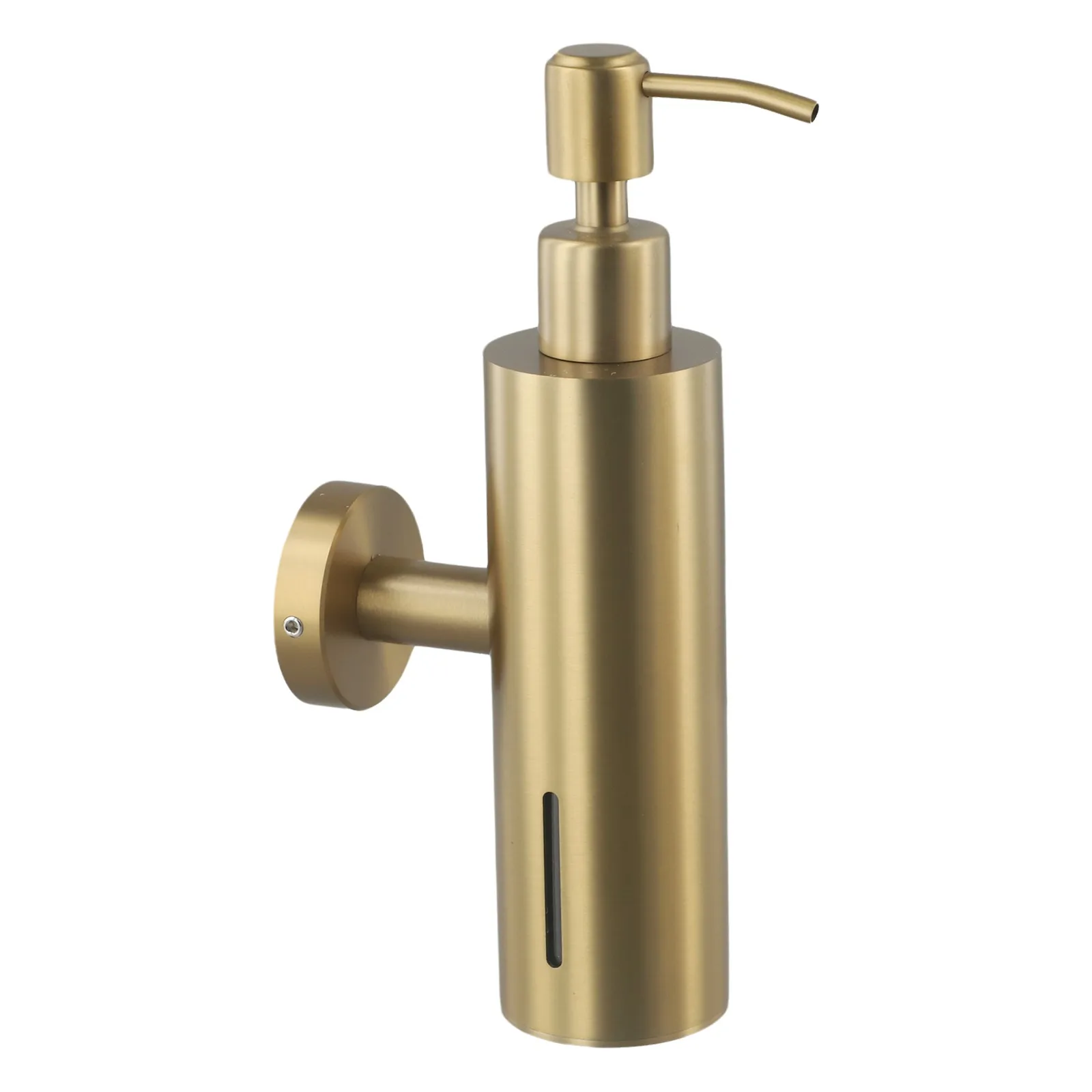 Wall Mounted Soap Dispenser in Stainless Steel Perfect Addition to Bathroom Accessories with Easy Installation