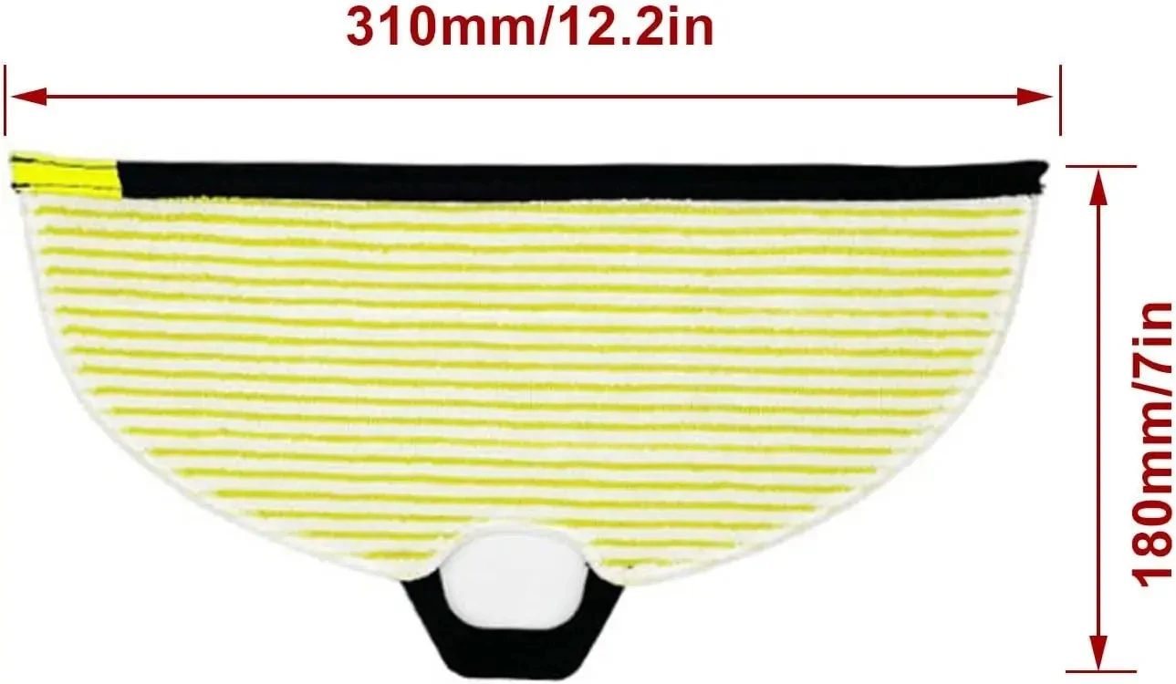 الروبوت فراغ ممسحة استبدال ، 2 في 1 روبوت الملحقات ، متوافق ل القرش RV2610WA ، AV2610WA ، AI الترا