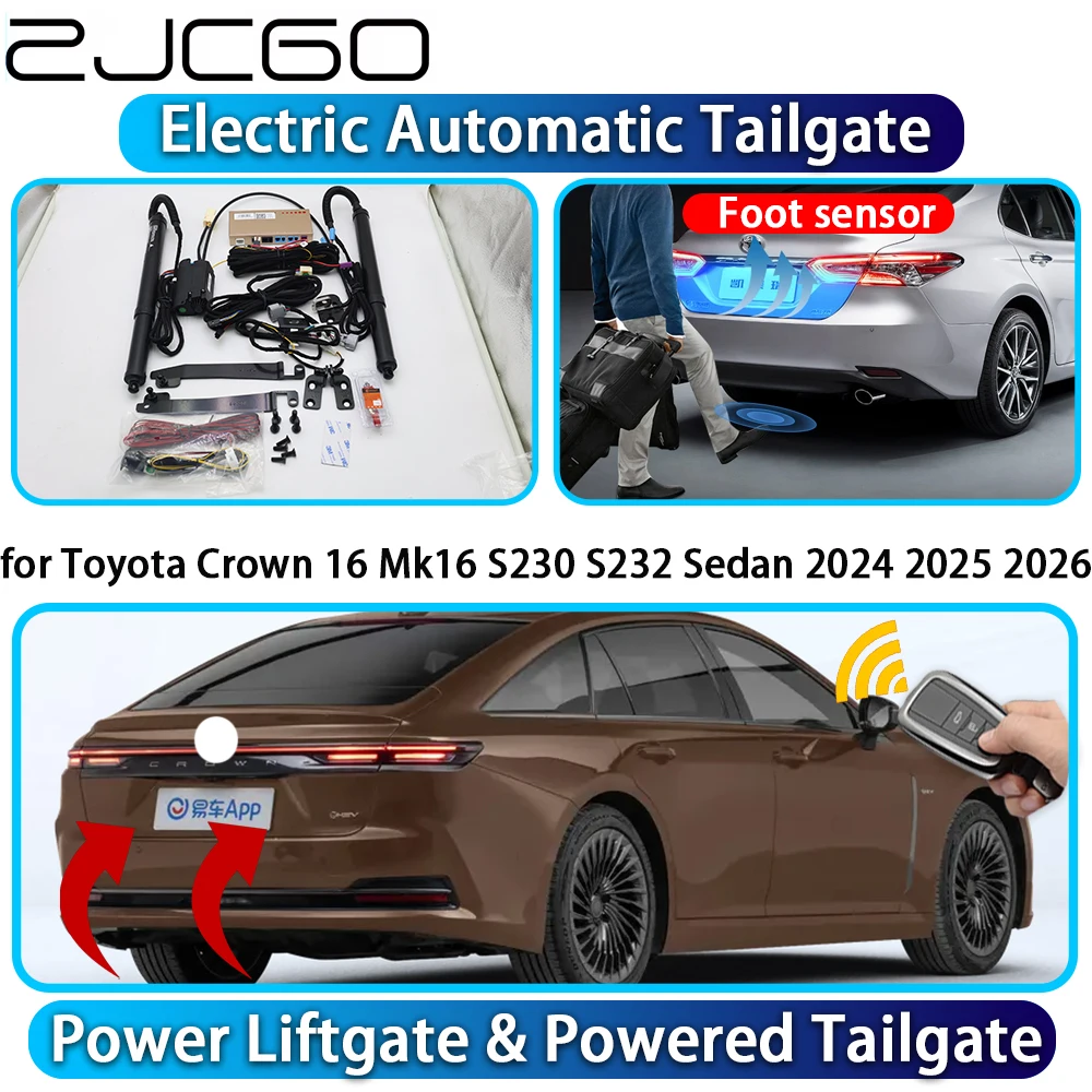 

for Toyota Crown 16 Mk16 S230 S232 Sedan 2024 2025 2026 OEM Automatic Power Liftgate Powered Tailgate Intelligent Trunk Lift Kit