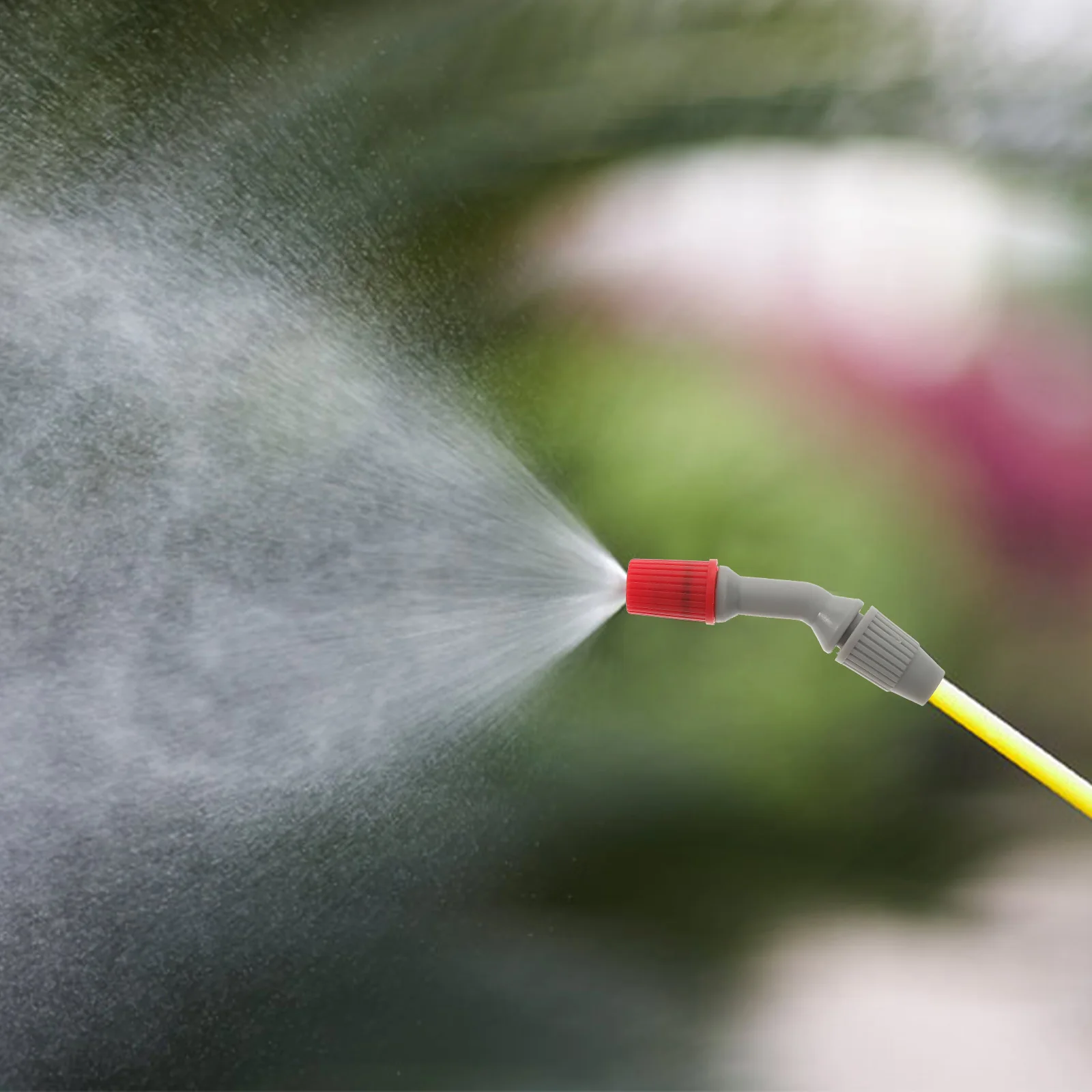 

5pcs Garden Hose Nozzle Round Cone Spray Tip For Car Cleaning Plant Irrigation Pet Bathing Universal Fit Durable Plastic Mist