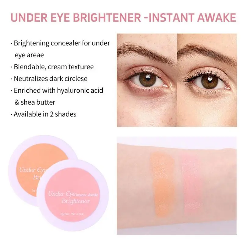 Vollständige Abdeckung unter dem Augen, Make-up, Concealer, Aufheller unter den Augen, Schönheitsbedarf, Farbkorrektor, nährende, wasserfeste Grundierung