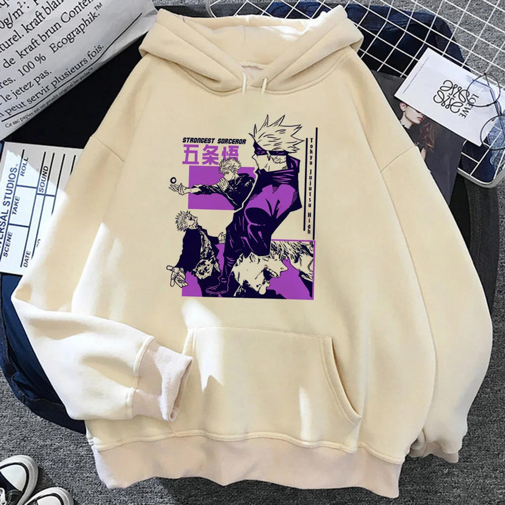 Satoru Gojo hoodie patterned elegant athleisure designer anime graphic girl hoddie casual wear trendy graphic streetwear