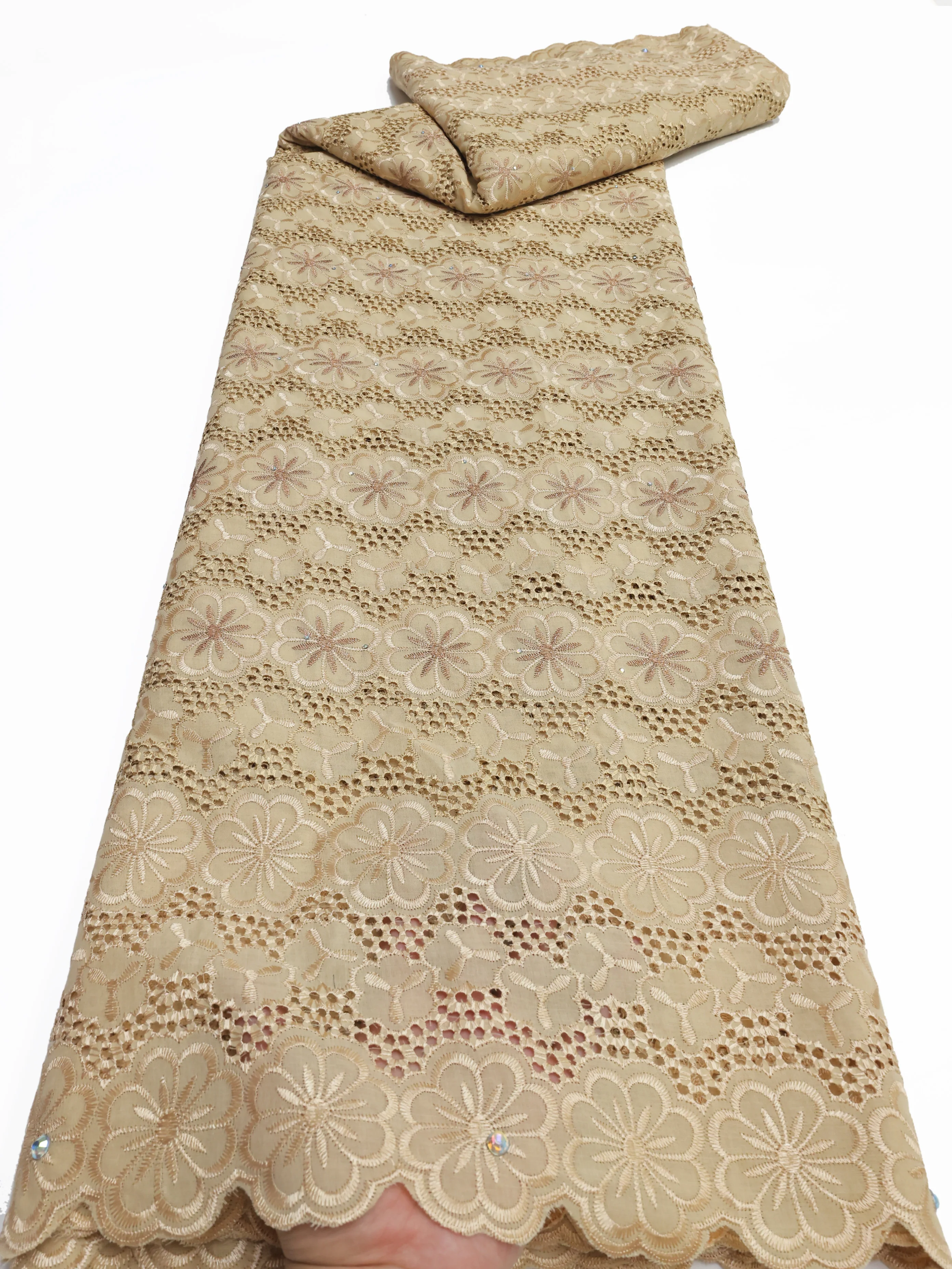 fashion-swiss-voile-african-lace-fabric-5-yards-2026-high-quality-cotton-embroidery-nigerian-party-gown-sew-material