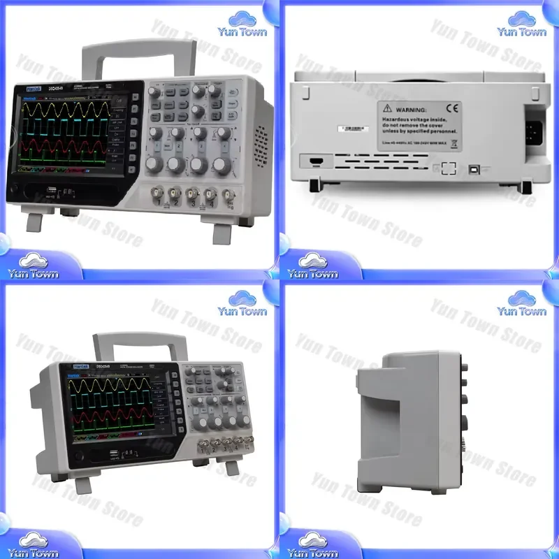 for Hantek DSO4084B DSO4104B DSO4204B DSO4254B 4 Channel Digital Oscilloscope 100MHz 250MHz 1GSa/s External Trigger DVM Test