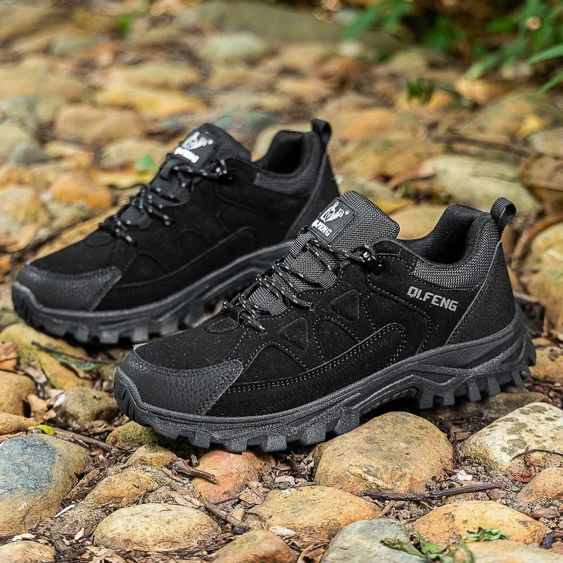 

Men's Off-road Hiking Sneakers Four Season Non-slip Comfort Outdoor Casual Walking Shoes Fashion Plus Size Sports Running Shoes