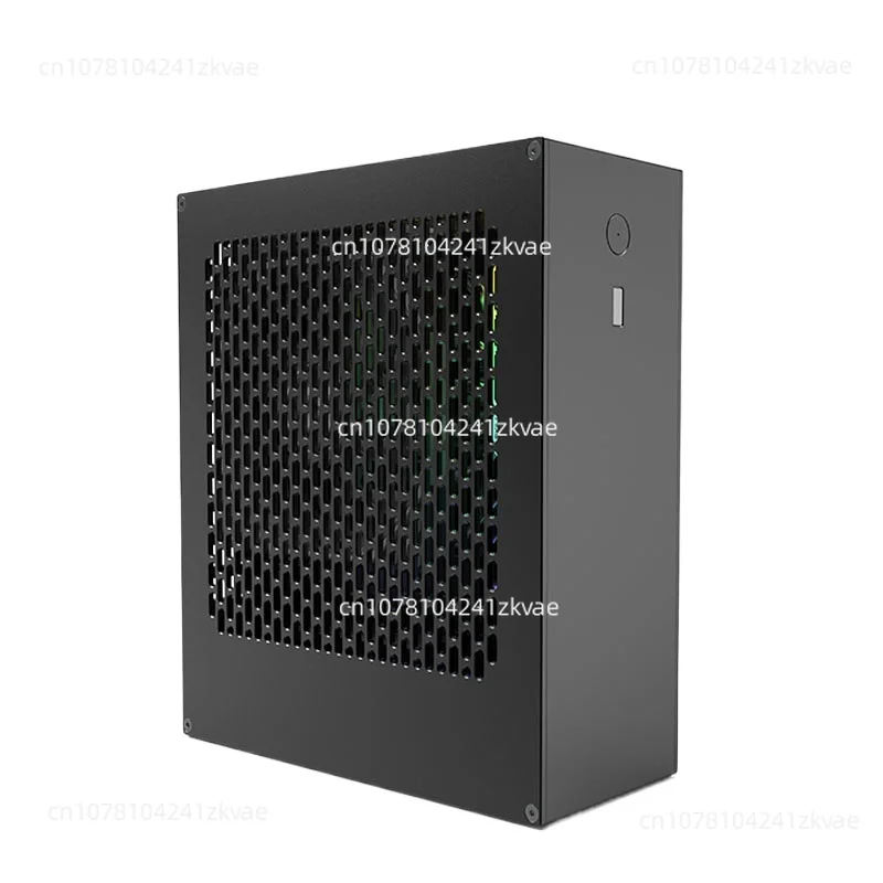 Spot 4 liters mini A24-V3 2.0 nuclear display 1u power supply itx chassis, all aluminum alloy