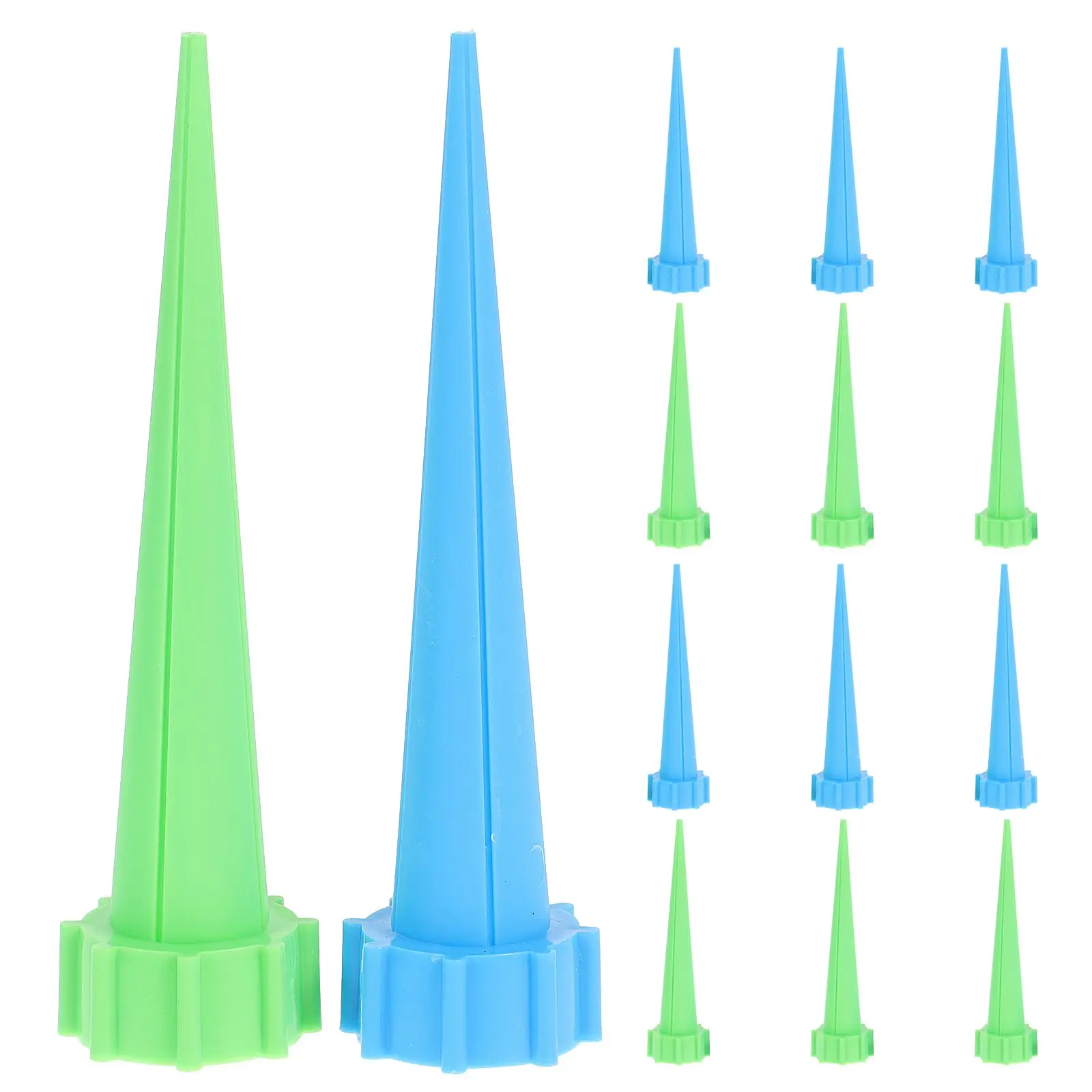 

16 Pcs Automatic Watering Device Drip Irrigation Planter Self Watering Pot Plants Spikes Plastic Durable Easy Use