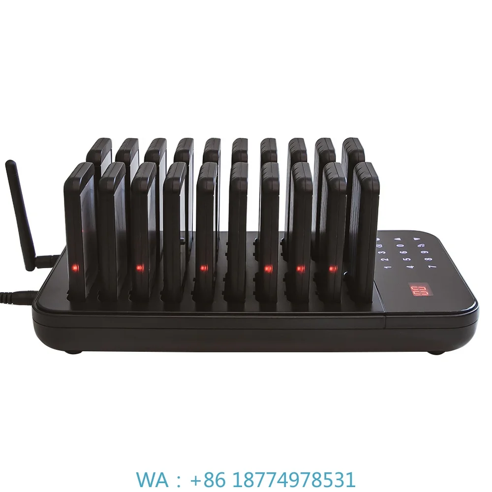 Call Bell Wireless Restaurant Pager System Food Order Beeper Calling Device Hospital Wireless Pager Professional