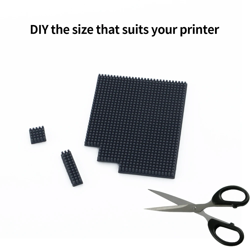 NEUESTE DIY 81*81*5mm Silikon-Düsenbürste für Bambu Creality Voron Prusa ANYCUBIC Wischer-Silikonbürste Reinigungswerkzeug 3D-Drucker – Detail 5