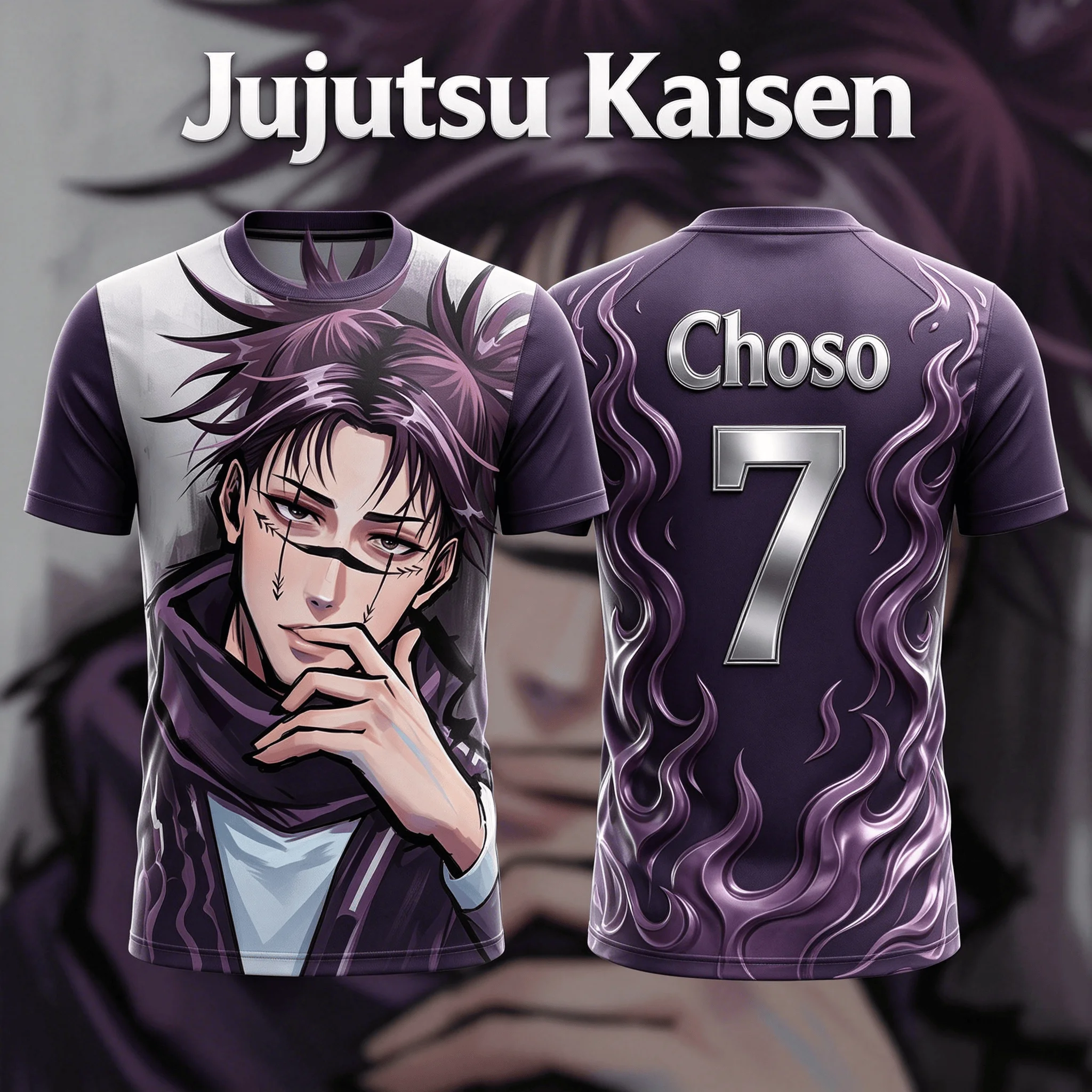 Anime Jujutsu Kaisen Choso 3D Print Sports Breathable Short Sleeve T-shirt Y2K 2026 Summer Trendy Unisex Tops for Adults Kids