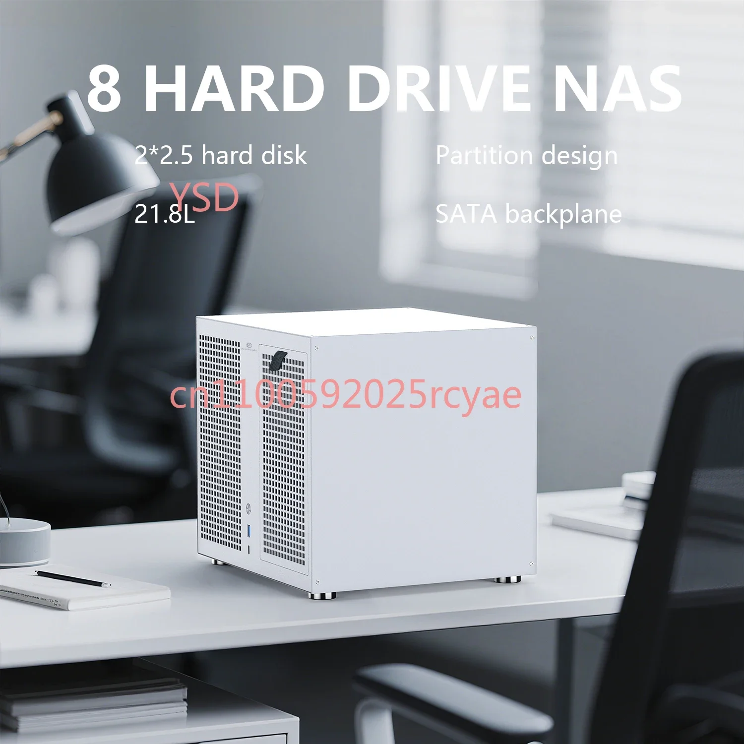 هيكل Suiteng الجيل الثالث NAS |   4-Bay الألومنيوم عمودي |   يدعم محرك الأقراص الصلبة مقاس 3.5 بوصة/2.5 بوصة لبناء التخزين