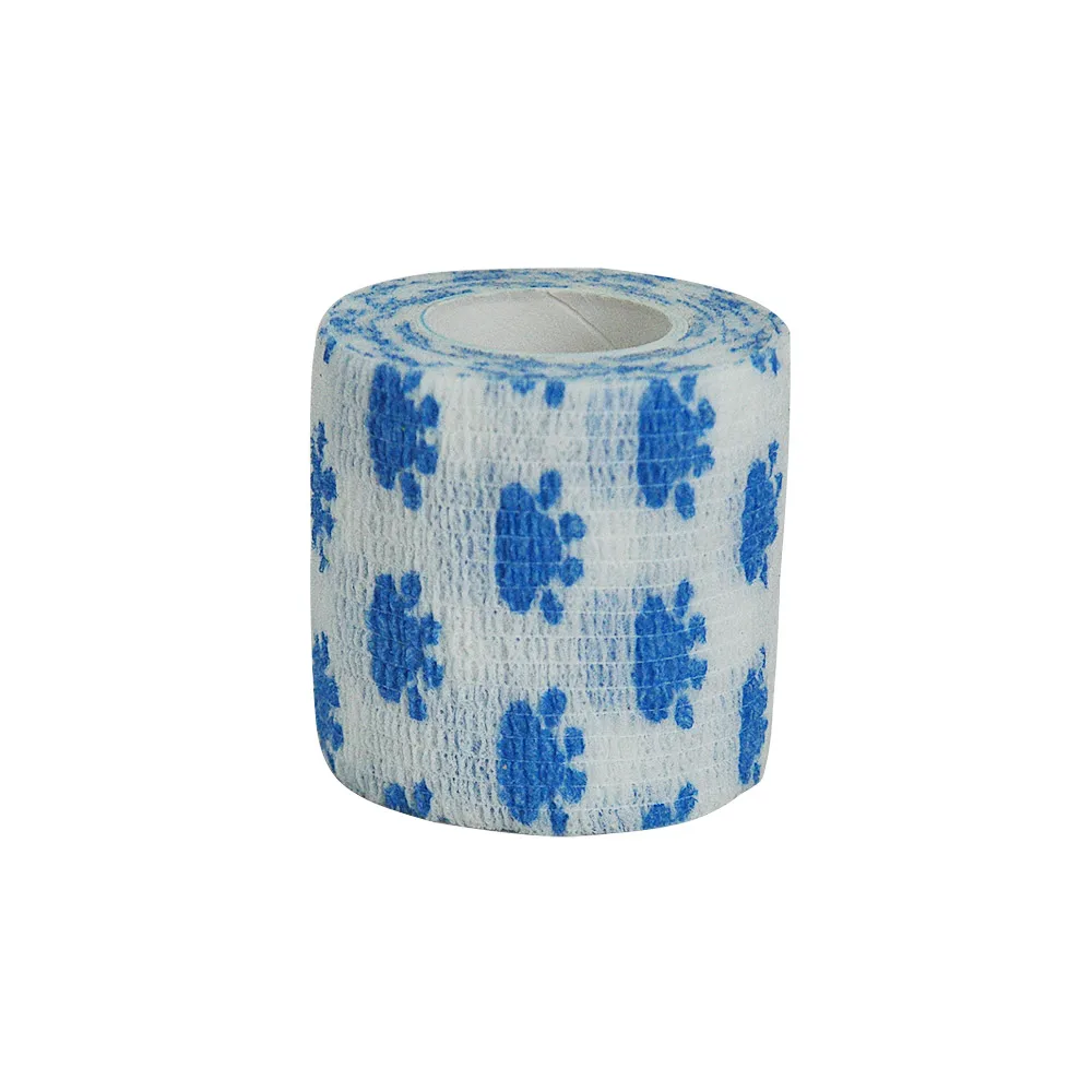 1/6/10 Pcs blue claw First Aid Self Adhesive Cohesive Bandages Sports Tape for Wrist Ankle Sprains & Swelling