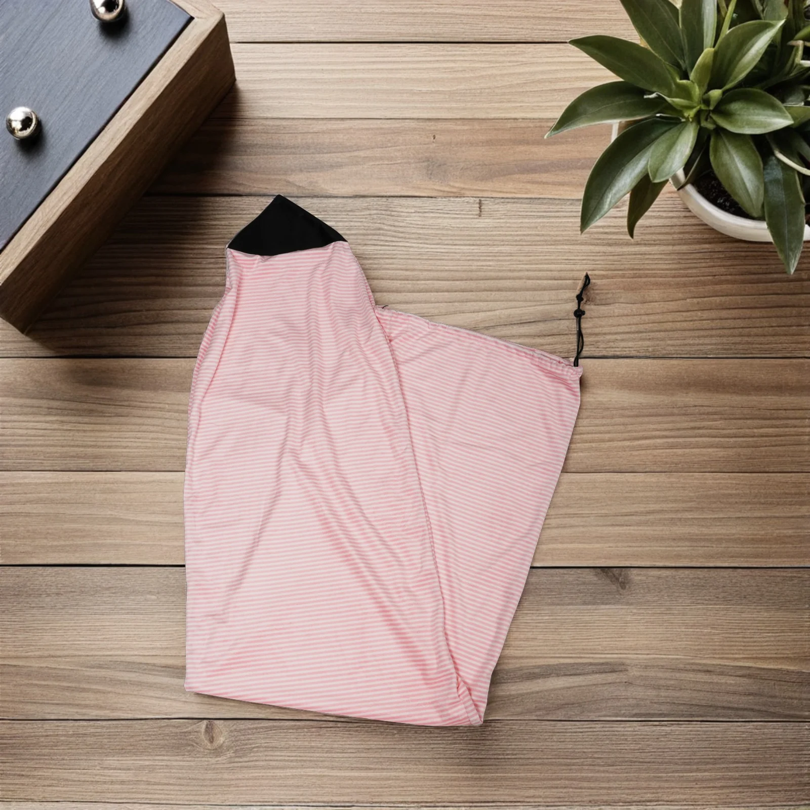 Surfboard Protection Sleeve Universal Fit Pink White Surf Bag Sock For Storage Travel Sun Protection Paddleboard Snowboard