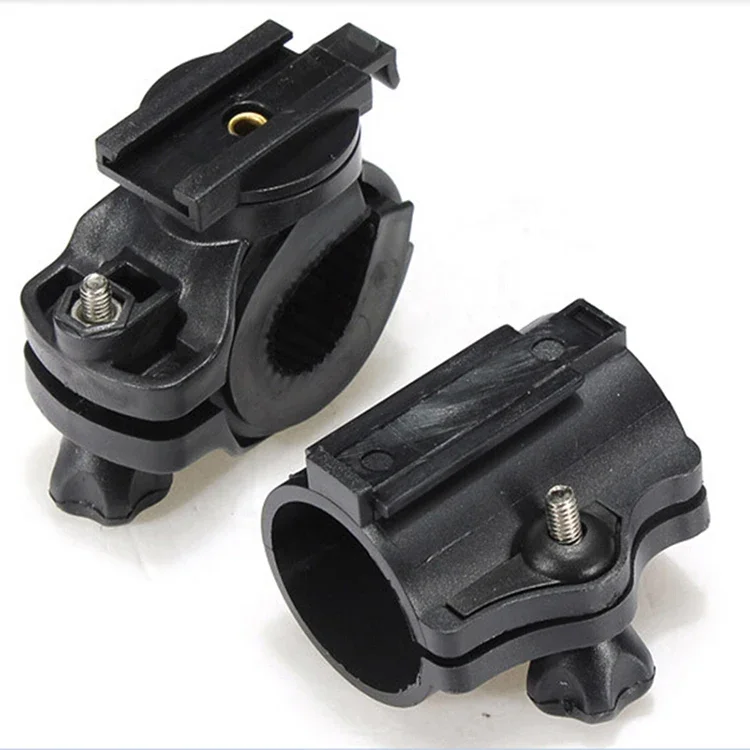 1 Stück LED-Taschenlampenhalterung 360 °   Rotierende Fahrradlichthalterung für Fahrrad-Taschenlampe, Radfahren, Sportzubehör