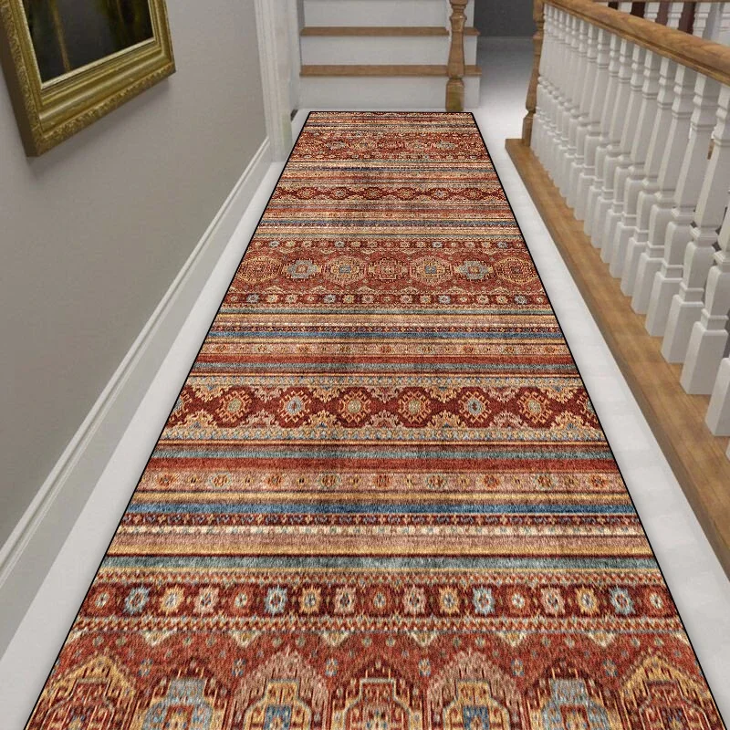 New Morocco Hall Corridor Carpet Non-slip Washable Home Runner Stairway Rug Outdoors Aisle The Long Corridor Mat Customizable 카펫