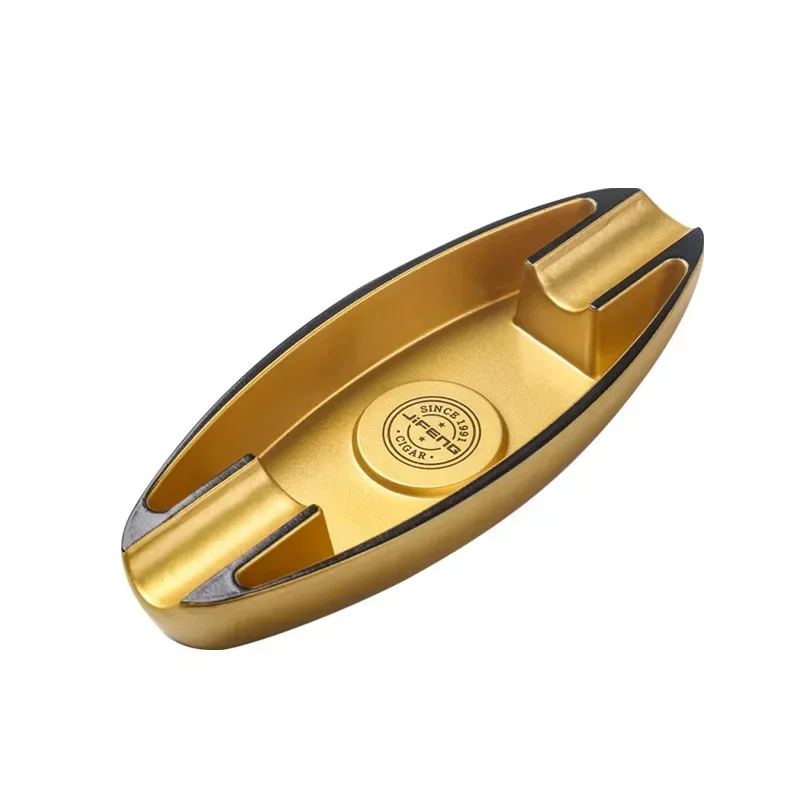 

Monsoon boat shaped cigar ashtray lightweight and portable ashtray luxurious and atmospheric dual slot for home office