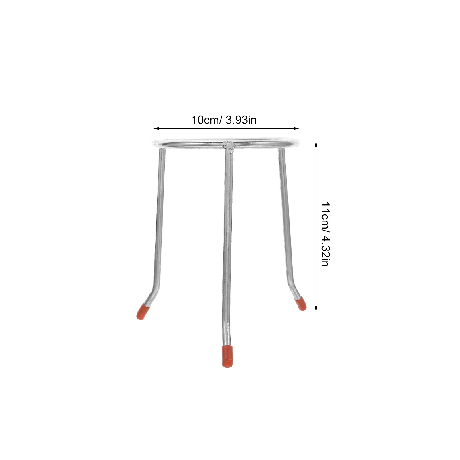 حامل ثلاثي القوائم للمختبر دعم معدني عالي التحمل لقارورة الموقد بنسن تجربة الكيمياء علوم معدات المختبرات المدرسية #4