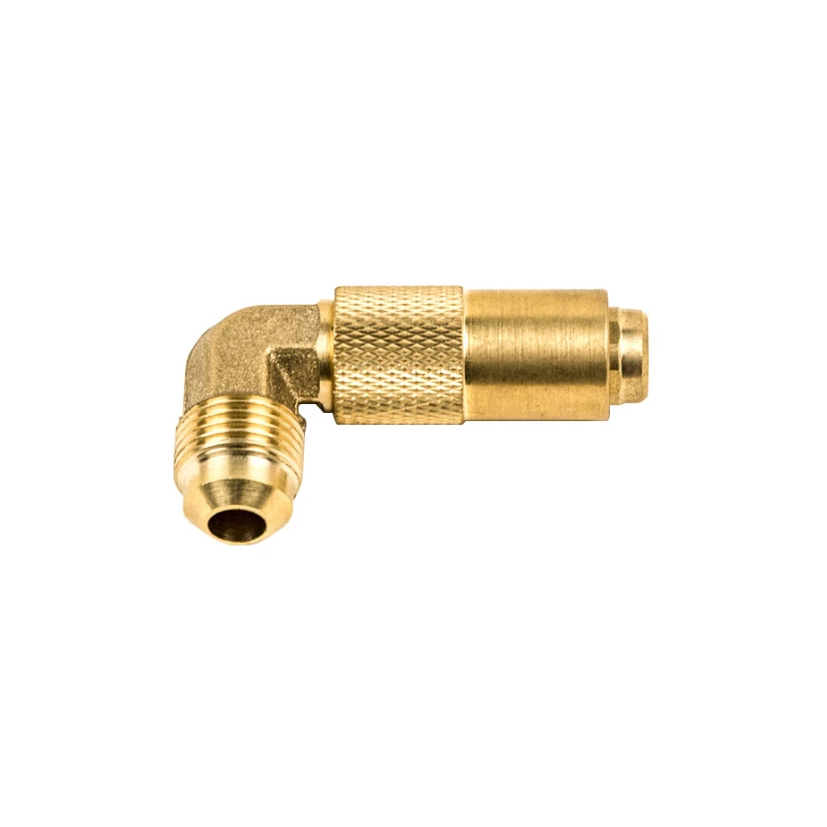 （Five pieces）Brass Propane Gas Adapter, 5/8 Elbow Fitting for BLACKSTONE 17‑Inch Tabletop Griddle