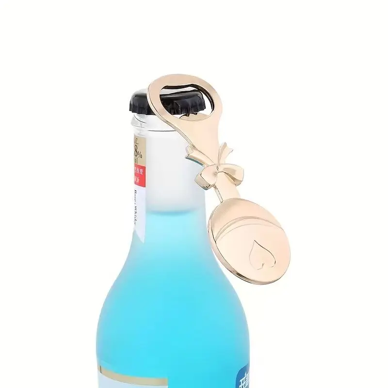 2pcs Creative Eco Friendly Baby First Anniversary Opener Party Gifts Guests Personality Lollipop Shape Reward Bottle Opener