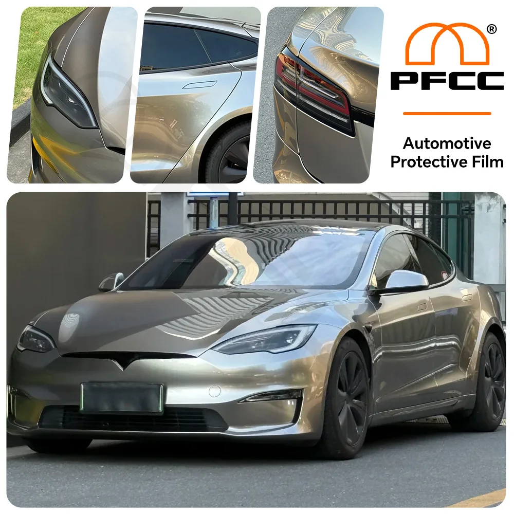 

PPF For Tesla Model S 2021-2025 Paint Protection Film TPU Scratch Resistant Precut Full Vehicle Transparent Invisible Kit