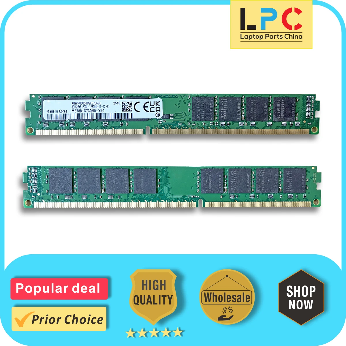 Desktop Memory Ram DDR3 8G 12800 MHz For PC High Performance