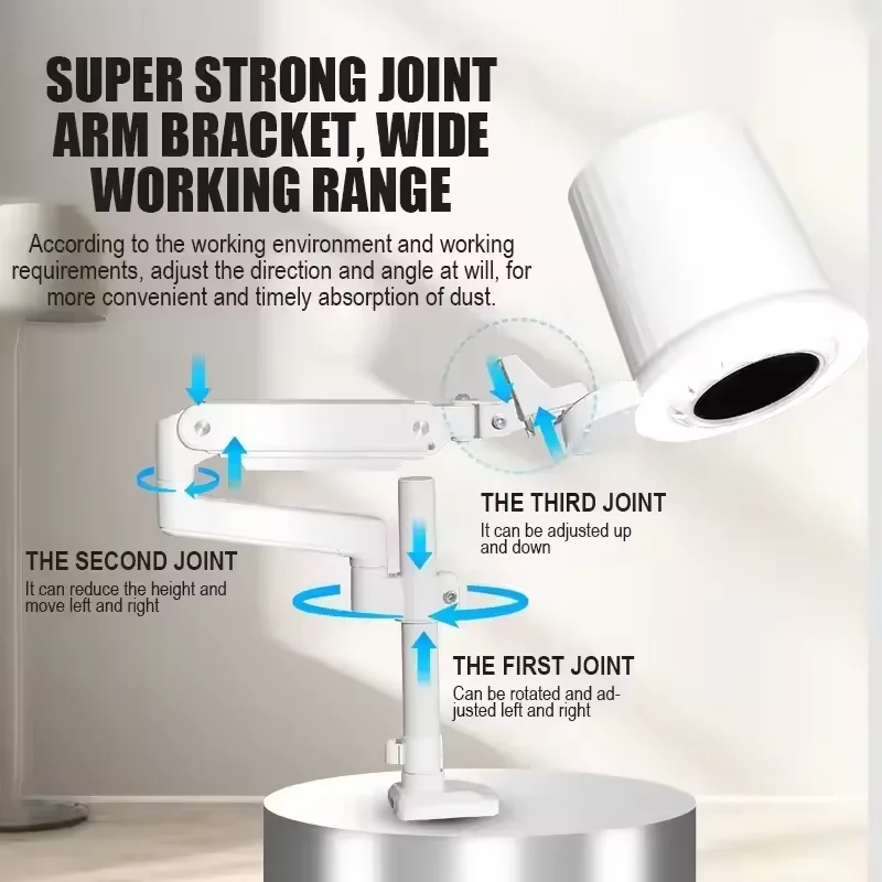 

2025 Nail dust collector for beauty salon, shadowless lamp, Oem, 4blanc professional customer, two-in-one