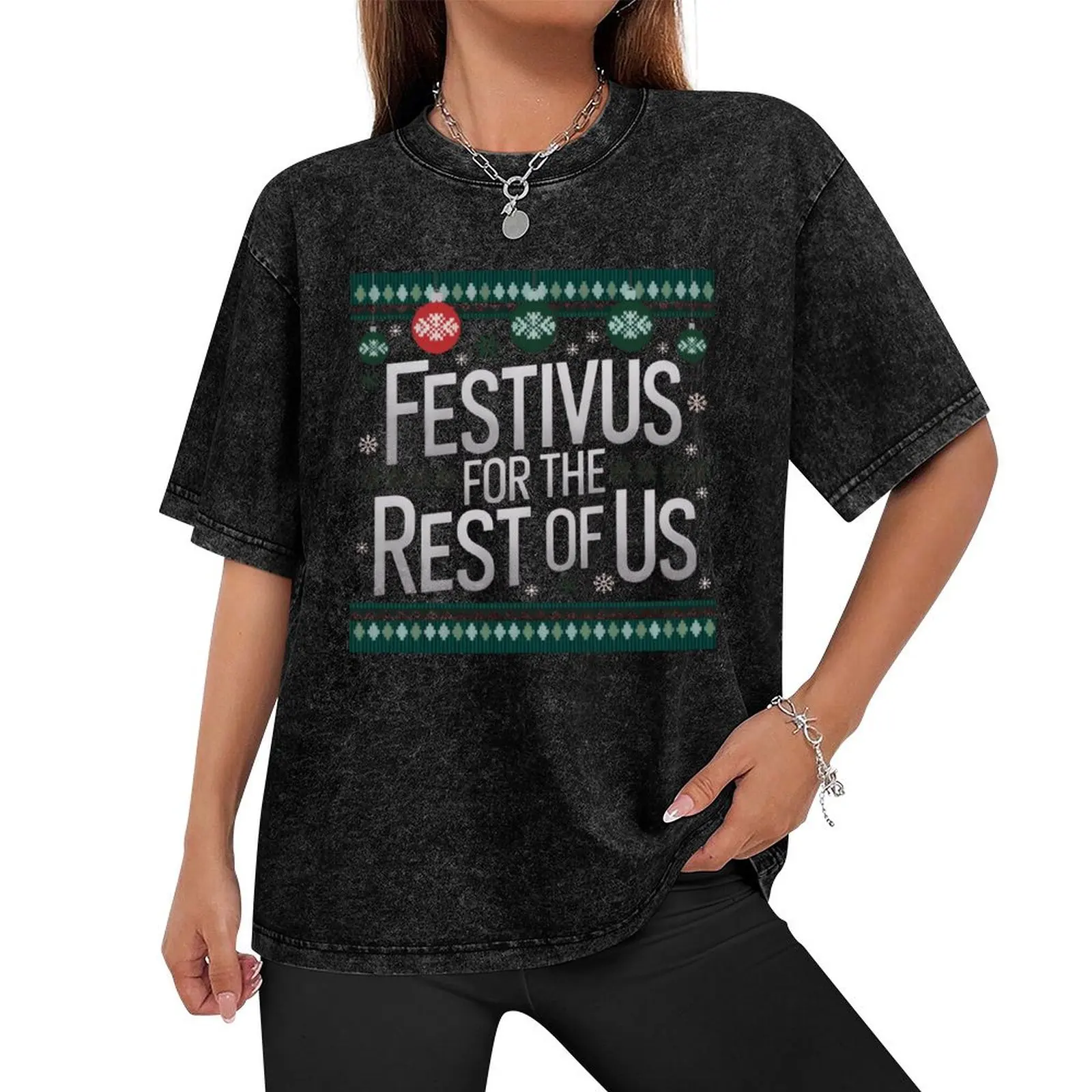 Festivus for the rest of Us Christmas Seinfeld Tv Sitcom T-Shirt topping blue lock t shirts for men pack