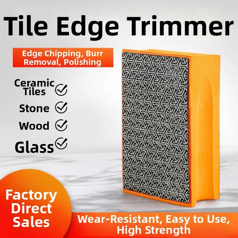 

1pc Edge Grinding Wheel Diamond Hand Polishing Pads For Tile Stone Glass Edge Grinding Chamfering Manual Sanding Pads Parts