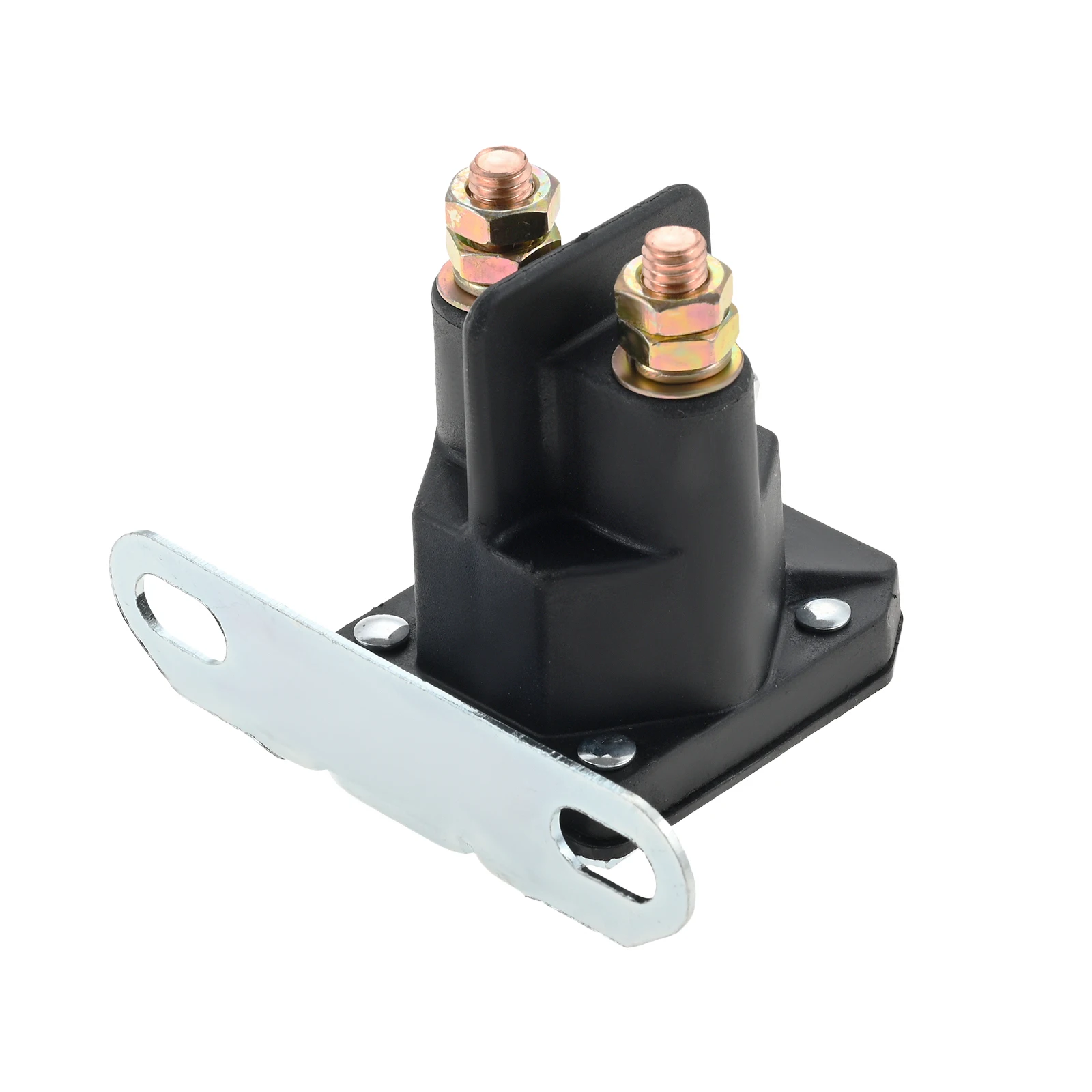 Lawn Mower Starter Solenoid 832-1211-210 for Trombetta Hustler Zero Turn Lawn Mower 12V 3-Termial with Male Spade Terminal