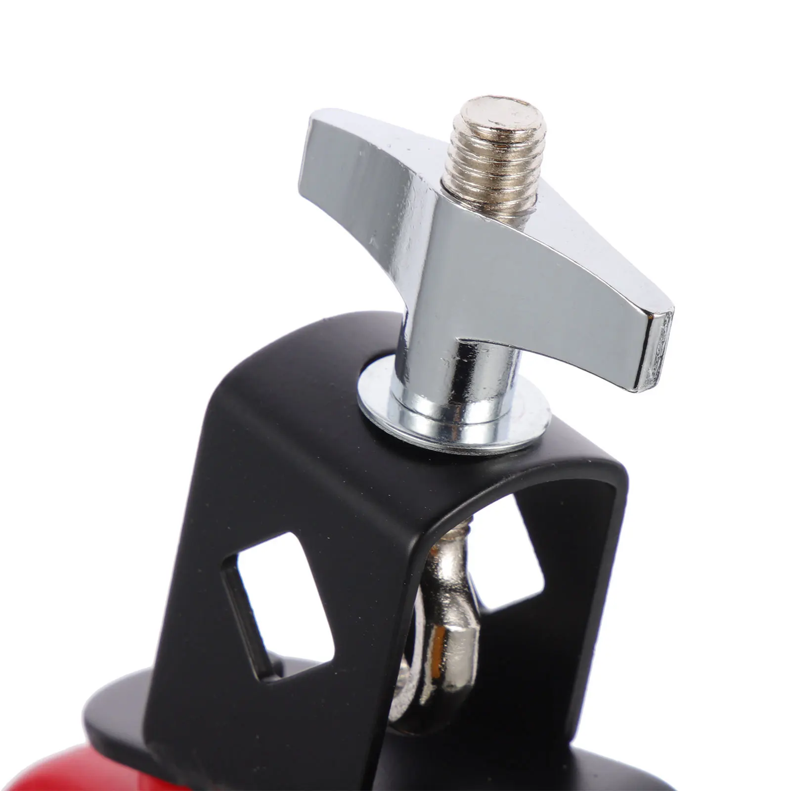 

Cowbell Percussion Instrument Kids Drum Accessory Dual Mounted Cow Bell for Drum Set Clear Sound Instrument Metal Cowbell