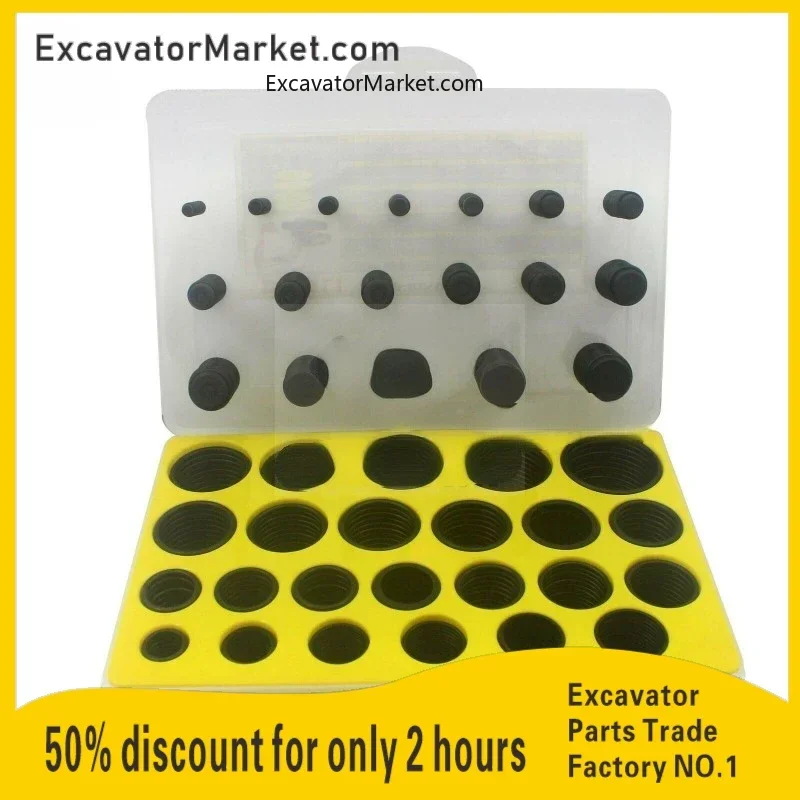 Excavator Spare For Cat E320 320b 320c 330c Excavator Repair Gaskets 656pcs 42sizes O-Ring Box Seal Kit Excavator Parts