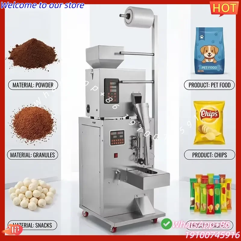 2026Hot Auto 4 Side Sealing Sachet Oats Packing Machine Stick Pack 3 in 1 Coffee Instant Coffee Packaging Machine