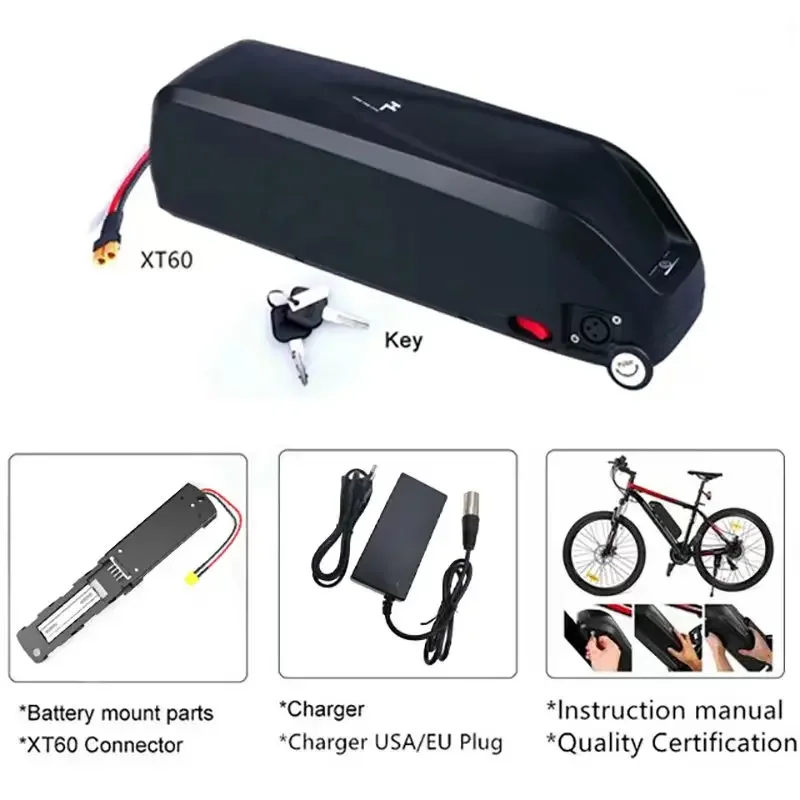 Imagem -05 - Usb Lithium Battery Motor Conversion Kit Kickscooter Electric Bike Bicicleta Duty 36v 48v 52v 20ah 18650 350w1000w