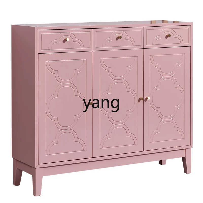 LH light luxury home shoe cabinet large capacity partition entrance locker at home door