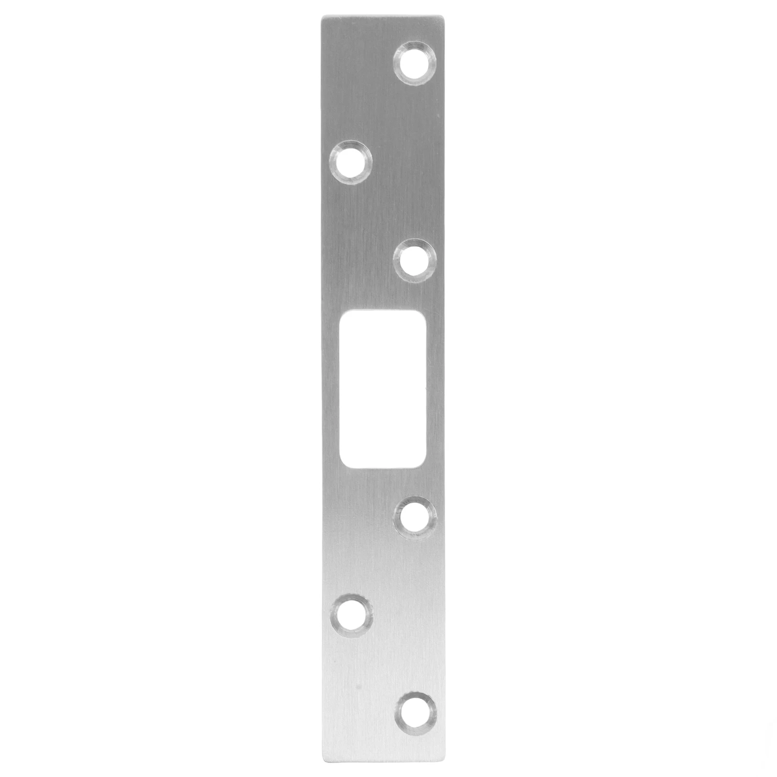 

Door Lock Strike Plate Stainless Steel Reinforcement for Deadbolt Security Latch with Edge Hole Filler Accessories Frame