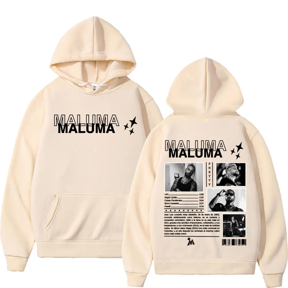 

Рэпер MALUMA Album Tour Merch Толстовка Мужчины Женщины Хип-Хоп Поп Музыка Уличная Толстовка Мужская Мода Повседневная Толстовки Высокого Качества