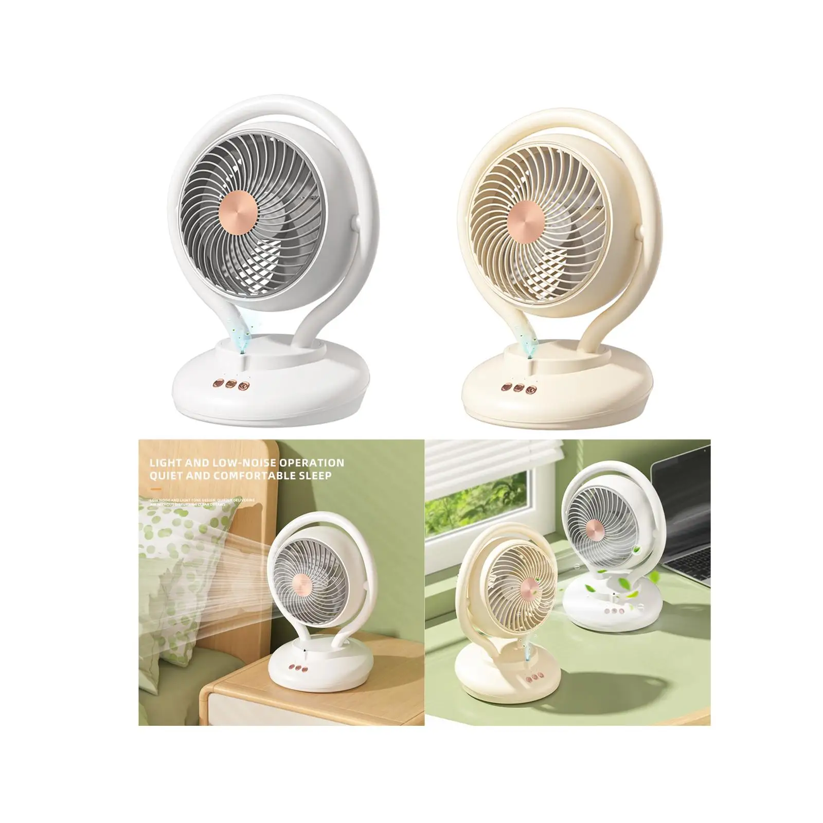 USB-Tisch ventilator leistungs stark leise bequem 3 Geschwindigkeiten einstellbar 3 Timing-Funktion persönlicher Ventilator für Home Desktop Office Travel Schlafzimmer