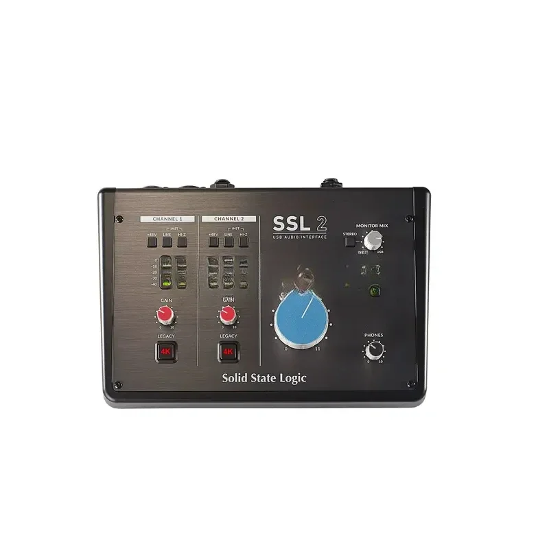 State Logic SSL2 2-In / 2-Out 2 X SSL-Designed Mic Preamps USB 2.0 Bus-Powered Audio Interface Solid