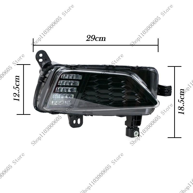 For VW POLO Hatchback 2018-2022 Auto Parts Front Bumper Daytime Running Light Fog Light Signal Light 2G0941661B 2G0941662B view 6