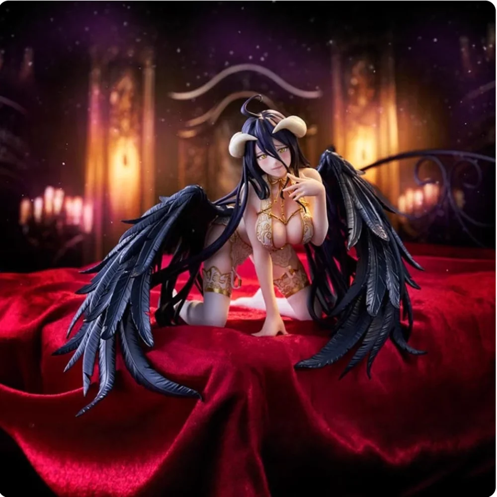 

15cm Overlord Albedo Lingerie Claynel PVC Action Figure Anime Albedo 1/7 Toys Figure Collection Model Doll Gift